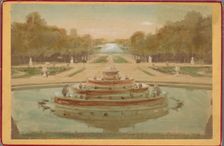 Parc de Versailles, Bassin de Latône, c.1880-c.1890. Creator: Henri-Charles Guerard