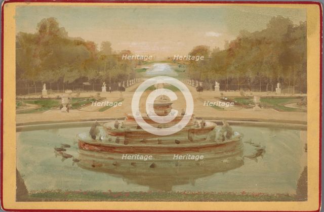 Parc de Versailles, Bassin de Latône, c.1880-c.1890. Creator: Henri-Charles Guerard.