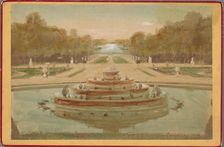 Parc de Versailles, Bassin de Latône, c.1880-c.1890. Creator: Henri-Charles Guerard