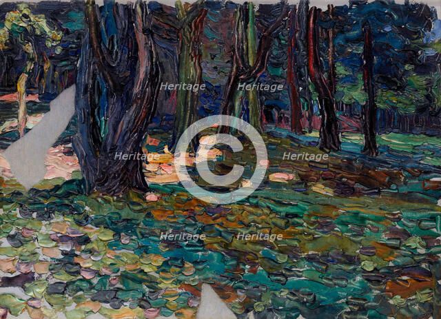 Parc de Saint-Cloud, 1906. Creator: Kandinsky; Wassily Vasilyevich (1866-1944).