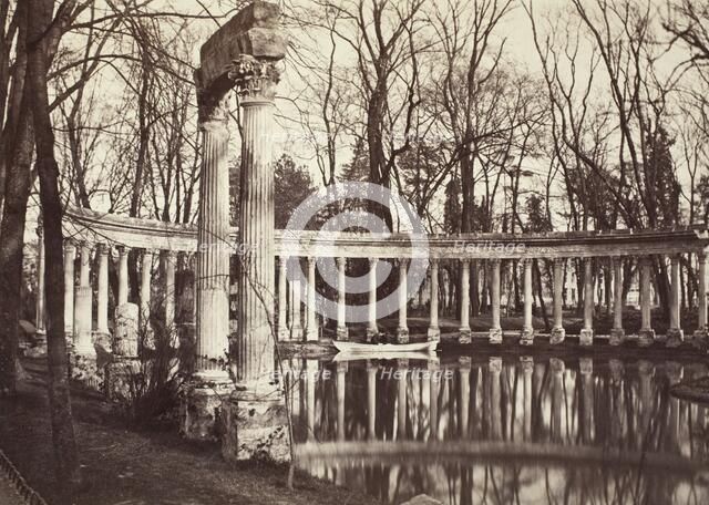 Parc Monceau, Paris, Printed 1850 circa. Creator: Charles Marville.