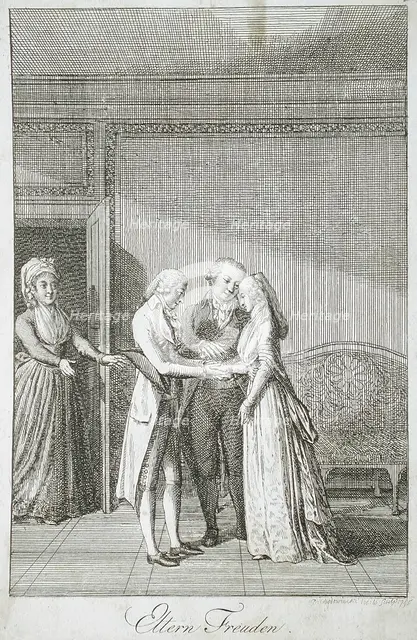Parental Joys, 1795. Creator: Daniel Nikolaus Chodowiecki.