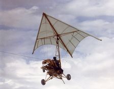 Paresev 1-B in tow flight, October 19, USA, 1968. Creator: NASA