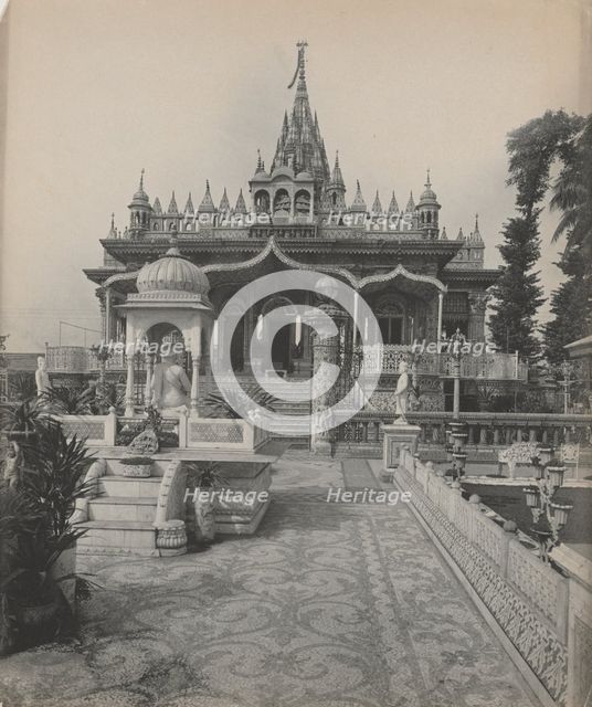 Pareshnath, Jain Temple, Calcutta, c. 1890s. Creator: A. W. A. Plâté Studio (Ceylonese), studio of.