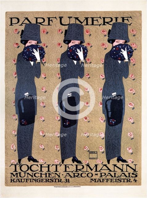 Parfumerie Tochtermann, 1910. Artist: Hohlwein, Ludwig (1874-1949)