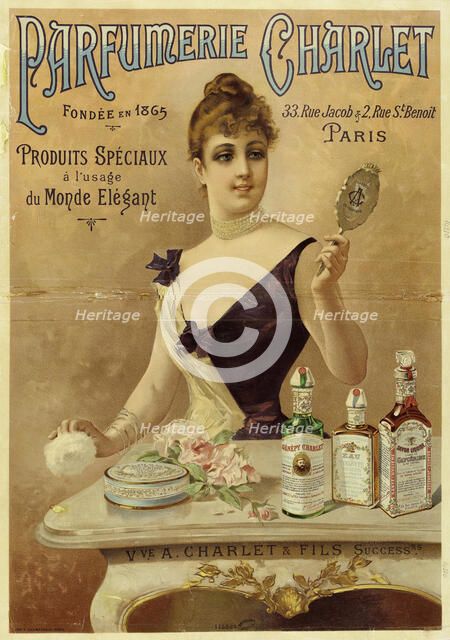Parfumerie Charlet, 1893. Creator: Anonymous.