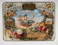 Parfumerie Savonnerie. Marque de Fabrique. Gellé Frères. Parfumeurs, ca 1867. Creator: Poquet, L. (active ca 1870)