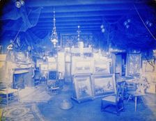 Parker Mann's Studio, between 1890 and 1950. Creator: Frances Benjamin Johnston
