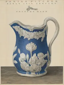 Parian Pitcher, c. 1937. Creator: John Matulis