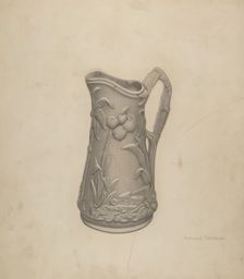 Parian Ware Syrup Pitcher, 1935/1942. Creator: Richard Whitaker