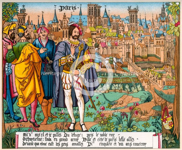 Paris, 15th century, 1870.Artist: Franz Kellerhoven