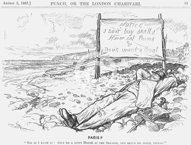 'Paris?', 1867. Creator: Charles Samuel Keene.