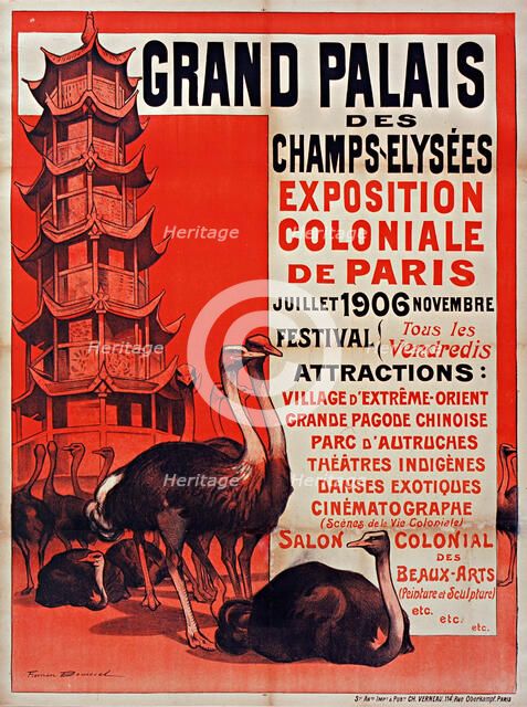 Paris colonial exhibition, 1906, 1906. Creator: Bouisset, Firmin (1859-1925).