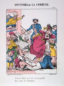 Paris Commune, 1871. Artist: Anon