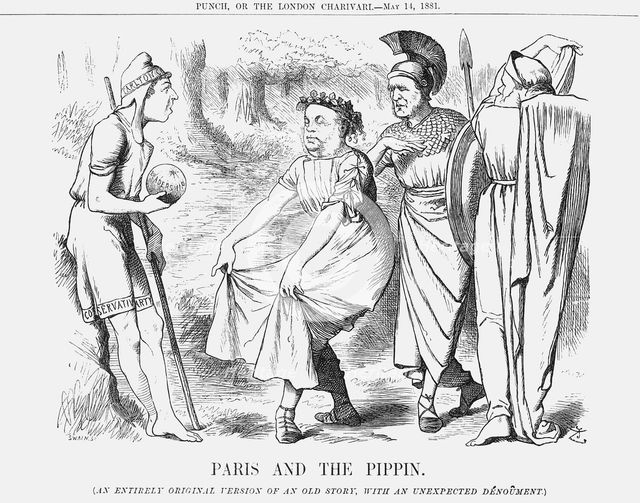'Paris and the Pippin', 1881. Creator: Joseph Swain.