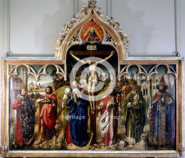 Paris altarpiece, 15th century.  Artist: Anon