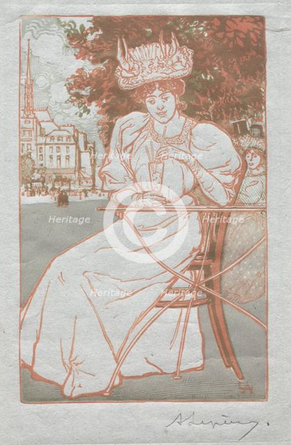 Paris Almanac, 1897: Summer, 1897. Creator: Auguste Louis Lepère (French, 1849-1918).