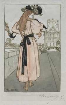 Paris Almanac, 1897: Spring, 1897. Creator: Auguste Louis Lepère (French, 1849-1918)