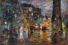 Paris. Artist: Korovin, Konstantin Alexeyevich (1861-1939)