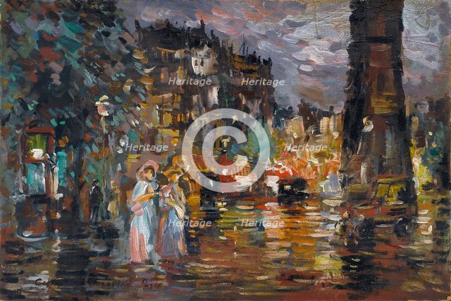 Paris. Artist: Korovin, Konstantin Alexeyevich (1861-1939)