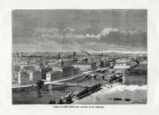 Paris, as seen from the church of St Gervais France, 1879