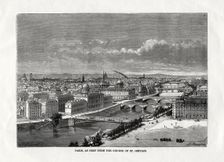 Paris, as seen from the church of St Gervais France, 1879