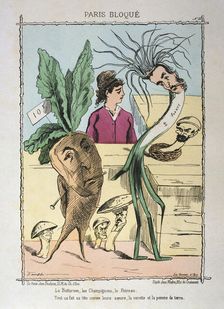 Paris besieged, 1870-1871. Artist: Anon