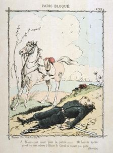 Paris besieged, 1870-1871. Artist: Anon