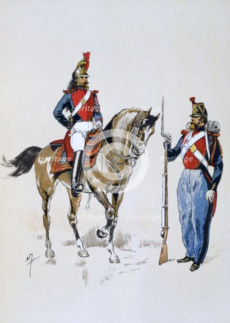 Paris Guard, 11 December 1852 - 10 September 1870 (1887). Artist: A Lemercier