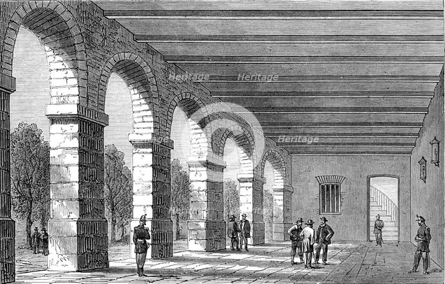 Paris Demolitions - covered promenade, 1864. Creator: Unknown.