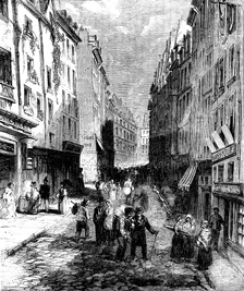 Paris Demolitions - the Rue de la Montagne Sainte Genevieve, 1858. Creator: Unknown