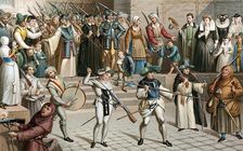 Paris during the League (La Ligue), 1590 (19th century)