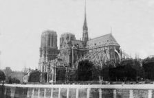 Paris - Eglise Notre-Dame L'Abside, 1847. Creator: Unknown