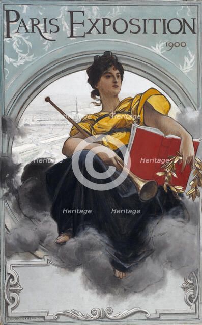Paris Exposition 1900, 1900. Creator: Francois Flameng.