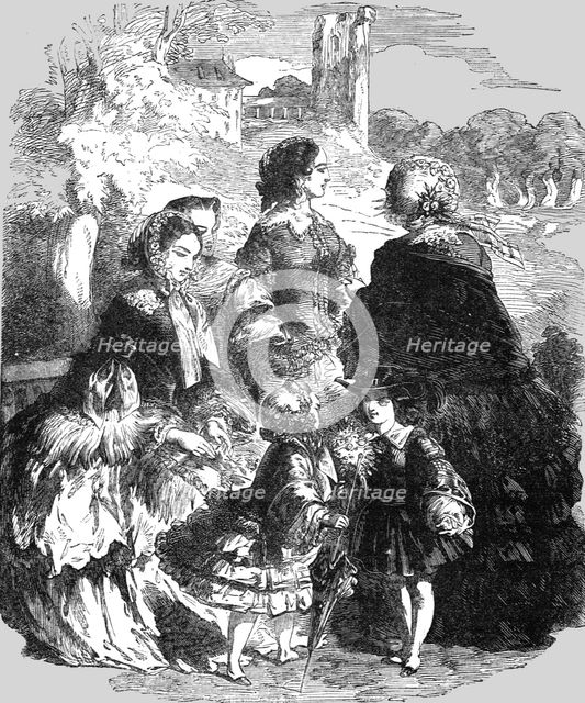 'Paris Fashions', 1854. Creator: Unknown.