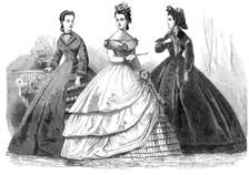 Paris fashions for March, 1864. Creator: Unknown