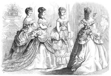 Paris fashions for March, 1869. Creator: Unknown
