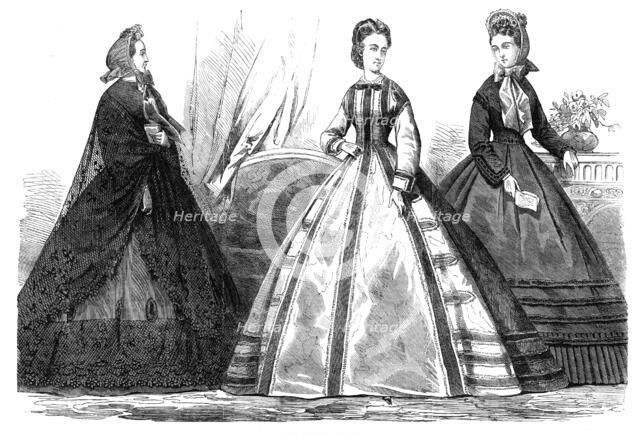 Paris fashions for May, 1864. Creator: Unknown.