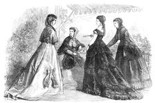 Paris fashions for May, 1868. Creator: Unknown