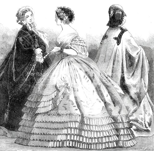 Paris Fashions for November, 1860. Creator: Unknown.