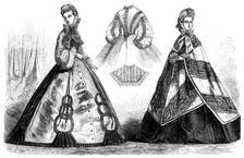 Paris fashions for November, 1862. Creator: Unknown