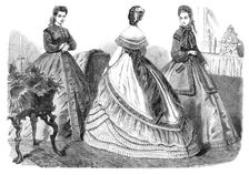 Paris fashions for November, 1864. Creator: Unknown