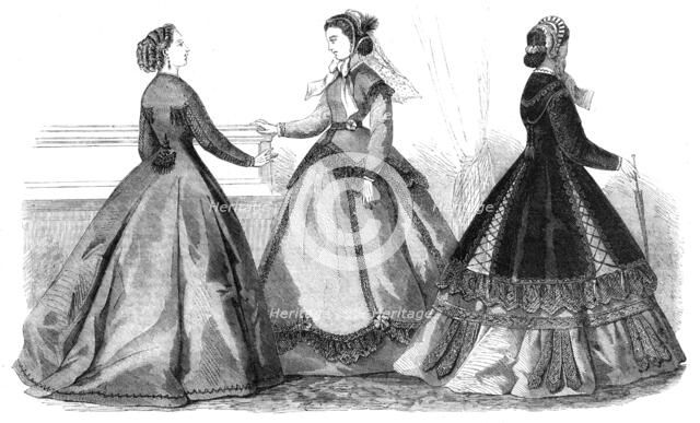 Paris fashions for November, 1865. Creator: Unknown.