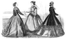 Paris fashions for November, 1865. Creator: Unknown