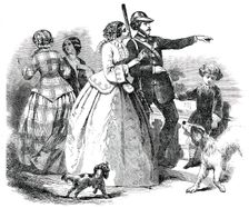 Paris Fashions for October, 1850. Creator: Unknown