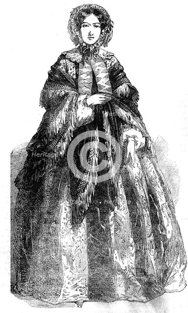Paris Fashions for October, 1854. Creator: Unknown.