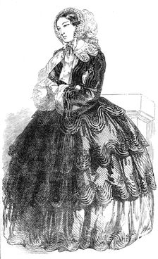 Paris Fashions for October, 1854. Creator: Unknown