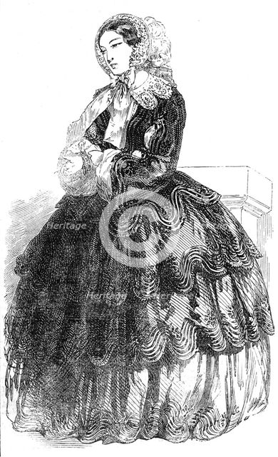 Paris Fashions for October, 1854. Creator: Unknown.