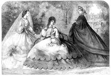 Paris fashions for August, 1862. Creator: Unknown