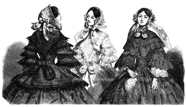 Paris Fashions for April, 1856.  Creator: Unknown.